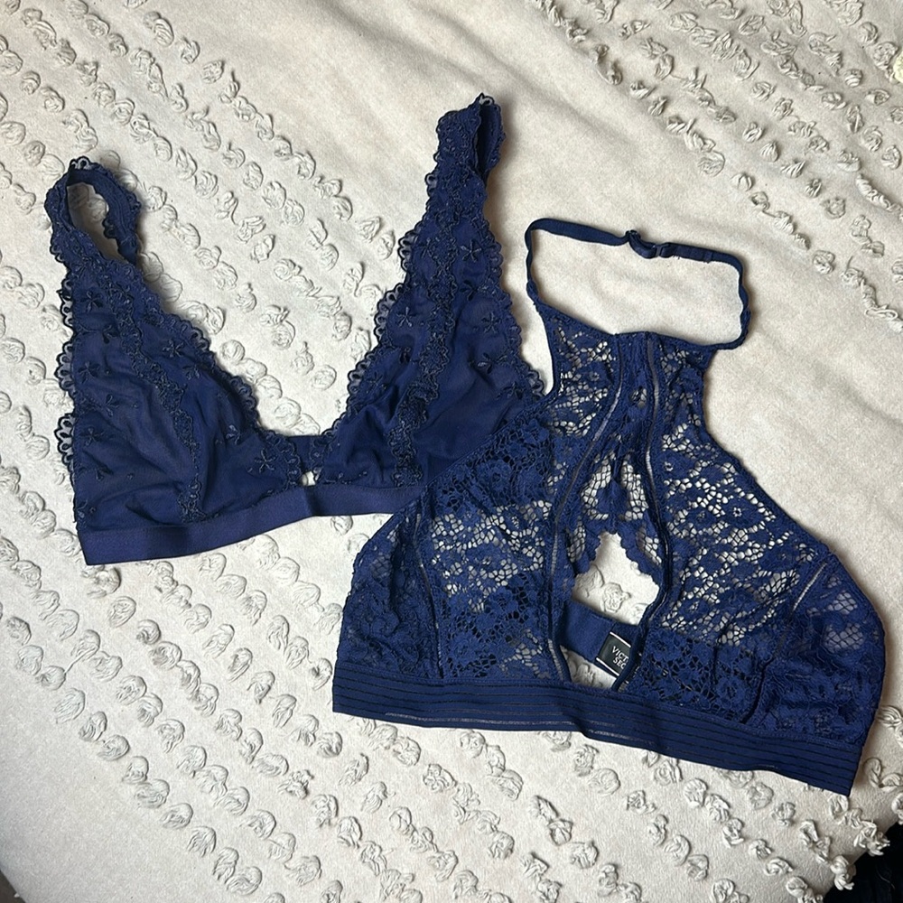 💝 Victoria Secret / VS / H&M | Royal Blue Bralette (2)